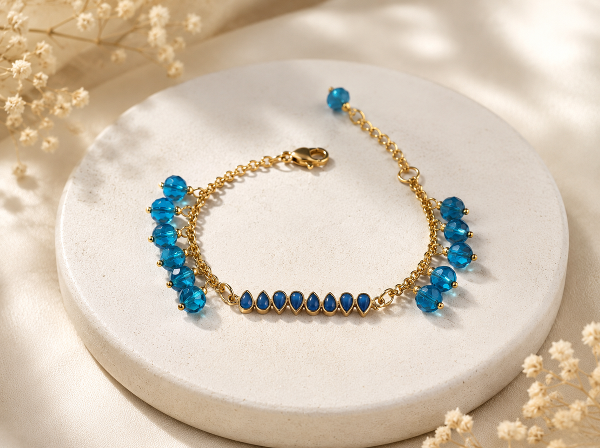 Azure Charm Bracelet š - Code B2059