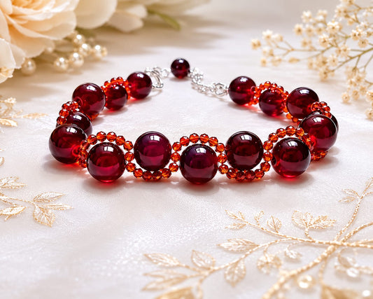 Ruby Radiance Bracelet - Code B2051