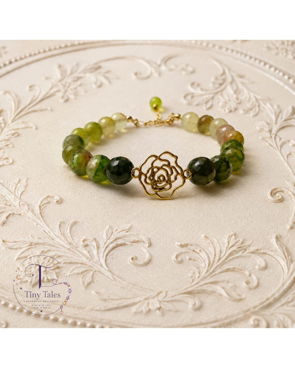 Verdant Rose Bracelet - Code B2053
