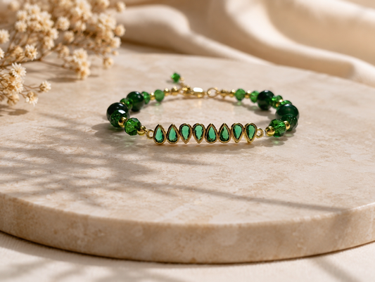 Emerald Luxe Bracelet  - Code B2058