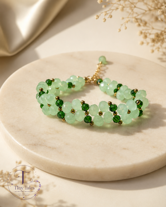 Mint Blossom Bracelet 💚 - Code B2061