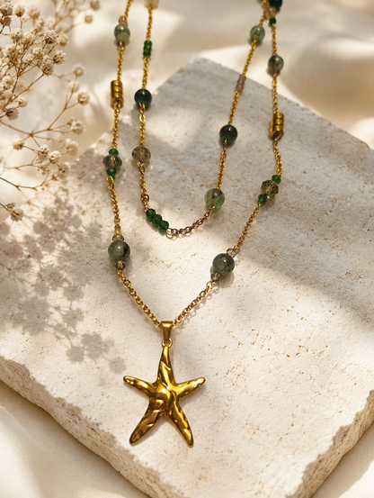 Emerald Starfish Necklace ⭐💚 - Code N2016